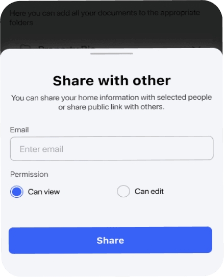 Share with others in a click.